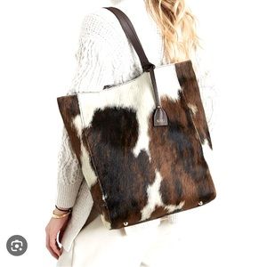 Dakota Tote calf hair